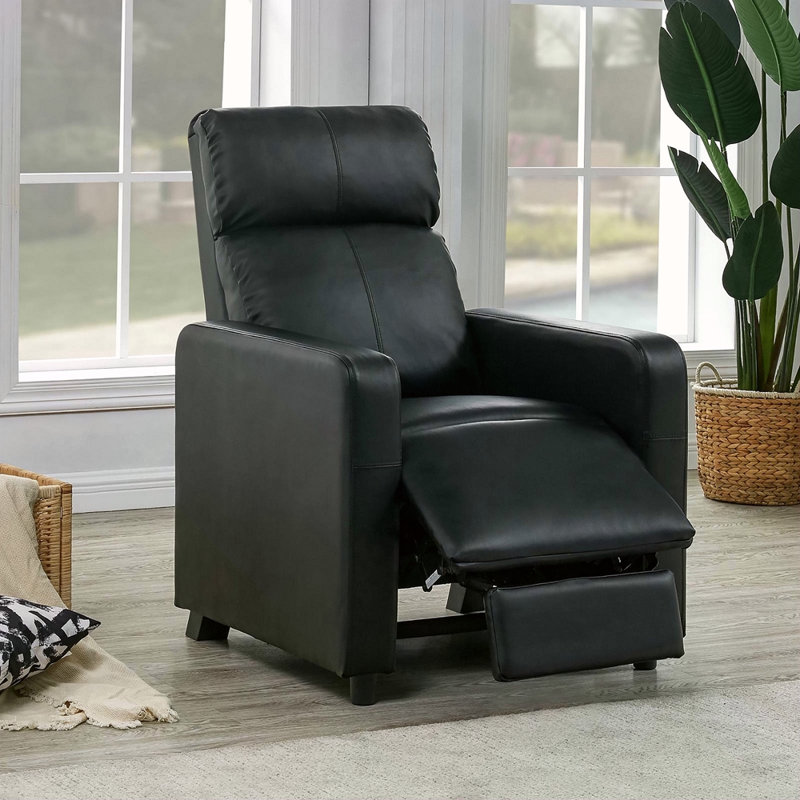 Upholstered Push-Back Recliner