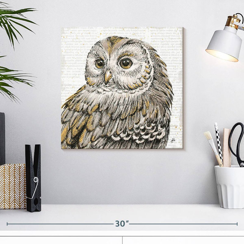 Brampt Beautiful Owls I, H 16 po x l 16 po