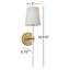 Monroe 1 - Light Armed Sconce-2045237669