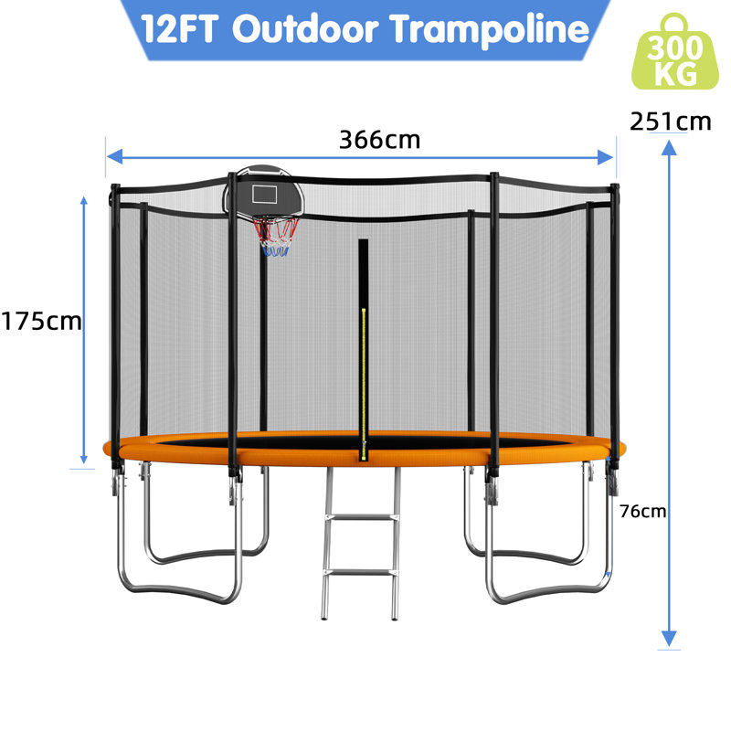 EvoNet Trampoline, Orange