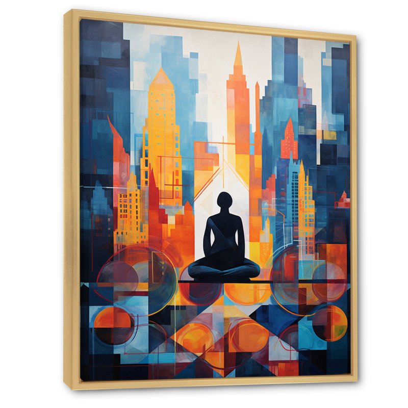 Yoga Cubisc Collae II, H 32 po x l 16 po x P 1 po, Naturel