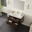 Meuble-lavabo de salle de bain avec lavabo, armoire de rangement flottante avec tiroirs, pré-assemblé-2085033238