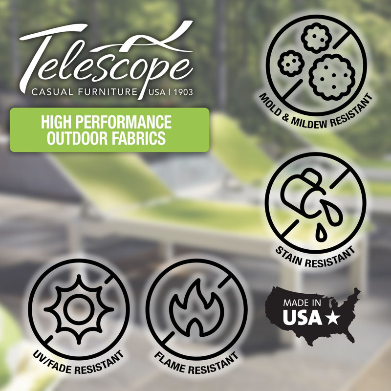 Bazza Outdoor Dining Chair, Cobalt 35D Sunbrella®, Snow