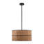 Lustre tambour en rotin 4 lumières Caong