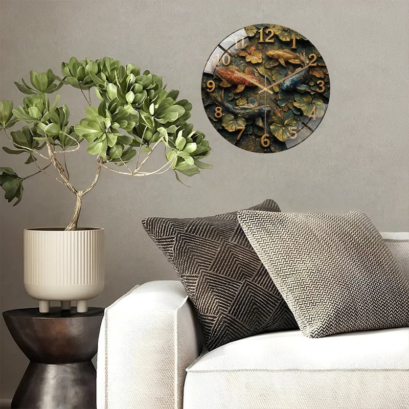 Horloge murale avec horloge murale 12 po