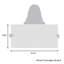 Panneau mural en PVC souple 19,7 "x 40,6" en PVC souple blanc (paquet de 10)-124571476