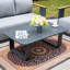 4-Piece Outdoor Sofa Set with 36 cm Cushions & Coffee Table