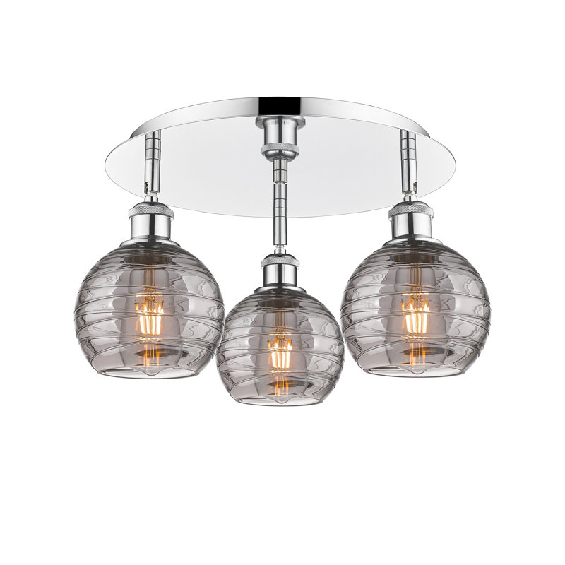 Plafonnier encastré Essex, Chrome poli, H 10,38 po x l 19,75 po x P 19,75 po