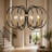 Aissa 8-Light Oversized Dimmable Geometric Candle-Style Chandelier