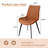 Josman Faux Leather Upholstered Dining Chair with Steel Legs -245016042-215142799