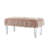 Faux Fur Upholstered Bench-1679959635