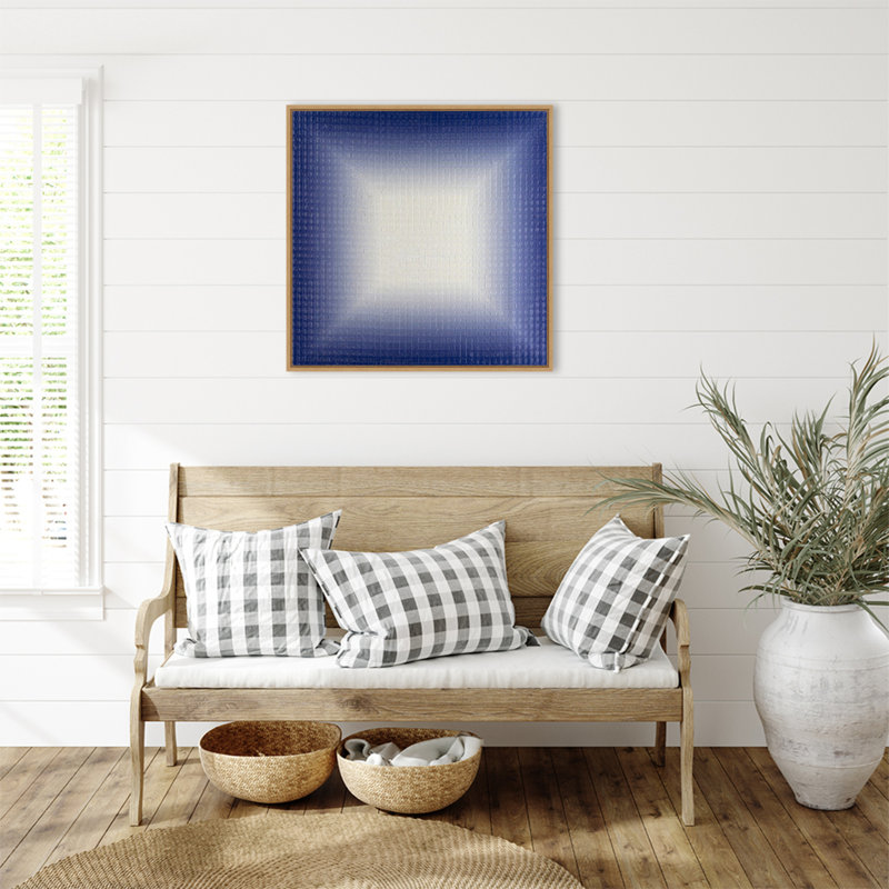 «Stimulation Squares I» par Michael Willett, reproduction d'art sur toile encadrée, H 30 po x l 30 po