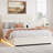 Bed Frame with Headboard, Platform Bed with Thickened Metal Frame, Lift Up Storage Bed with Motion Sensor Light, No Box Spring Needed-2012547302