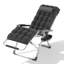 Fauteuil zéro gravité renforcé avec coussin et repose-pieds pliant pour plateau latéral avec capacité de 330 lb-452090913
