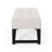 Stylish Grey Upholstered With Button Design, Frame, 47.48"W X 17.61"D 16.61"H Elegant Bench Waffle Stitch, Upholstered, ,