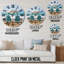 Horloge murale plage et chaises de plage Scenery III-1998277319