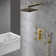 Revitalize 12 Inch Luxury Thermostatic Complete Shower System with Rough-in Valve