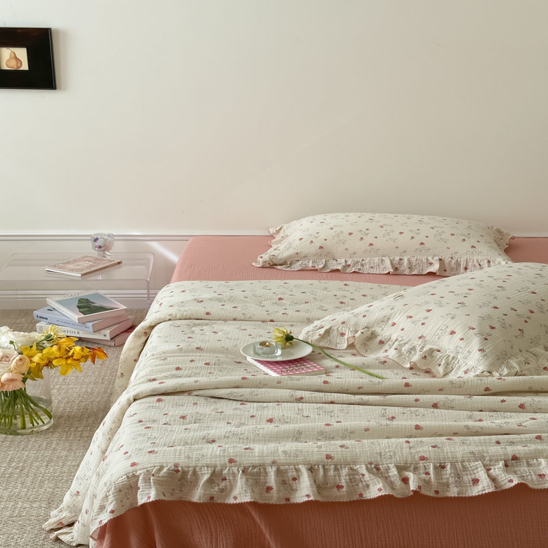 Ensemble de housse de couette minimaliste en mousseline de coton pour enfants (sans taies d'oreiller), Tout-petits
