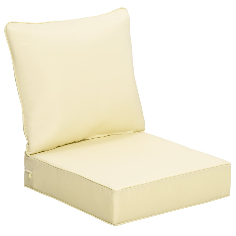 Outdoor Seat Cushion Set, Beige