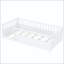 Lit simple Montessori avec porte et barrière de haute sécurité-133631680-133631681