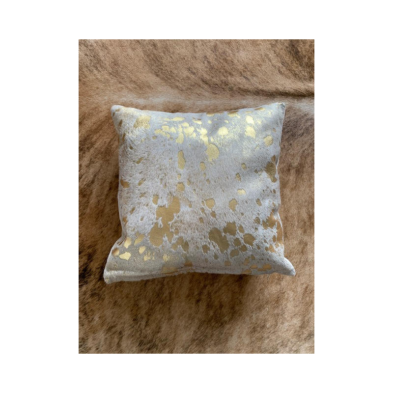 Microsuede Cowhide, 16"H x 16"W