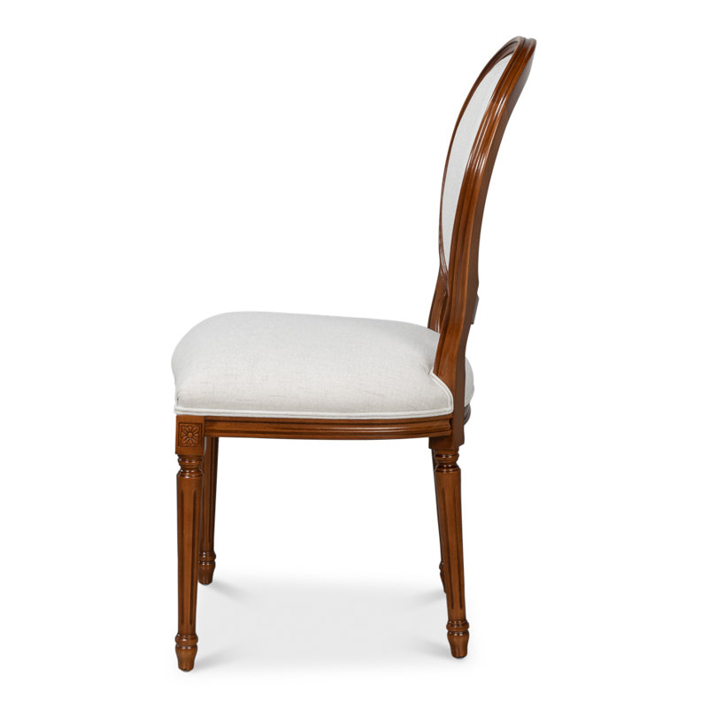 Hugo Upholstered Dining Chair, Brown