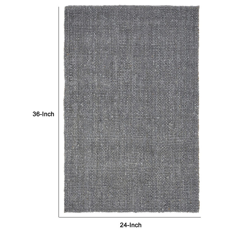 Annello Hand Woven Jute Area Rug, Rectangle 2' x 3'