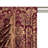 Classic Swag Valance with Tassels, Red Jacquard Waterfall Valance, 59" Window Treatment 1 Panel-1232133110