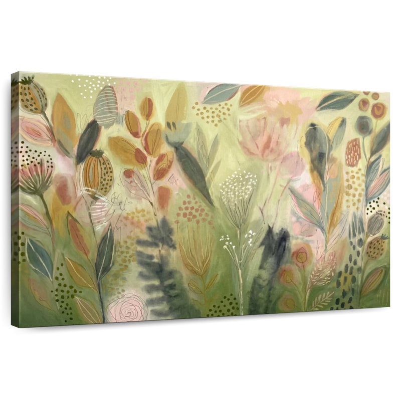 Pastel Botanical Garden, 32" H x 48" W