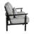 Holland Cushioned Loveseat w/Two Accent Pillows