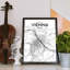 Vienna City Map - No Frame Print-1068365340
