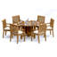 Sack Outdoor Teak Dining Set-1842856039