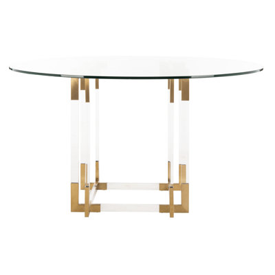 Round Glass Dining Table