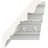 Endurathane Inside Corner Moulding, 3 3/8"P x 3 5/8"H (matches moulding MLD03X03X05ST), Factory Primed