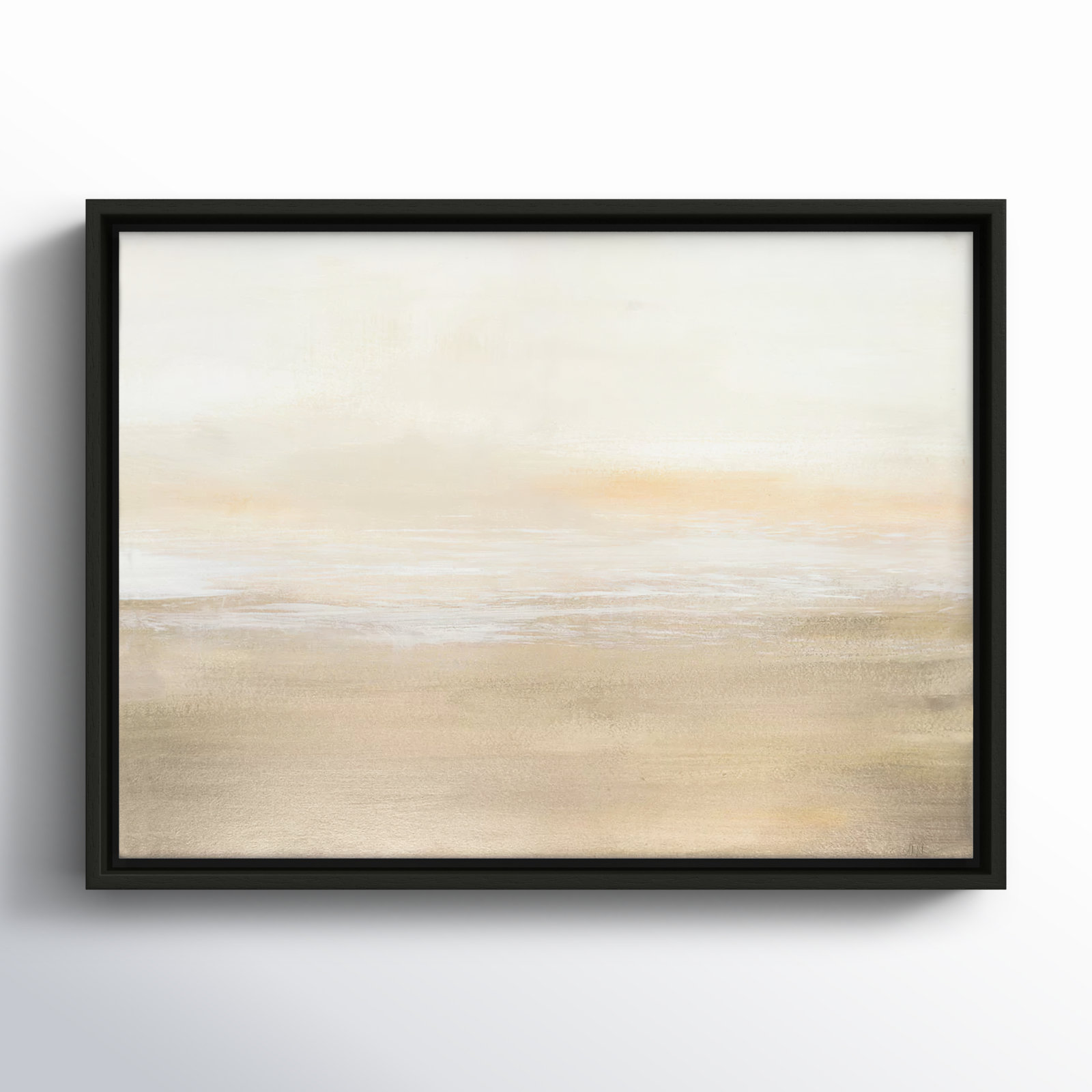 Willadeene "Morning Calm" Painting, 12" H x 16" W x 2" D, Espresso Framed