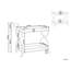 Stricker Metal Bar Cart