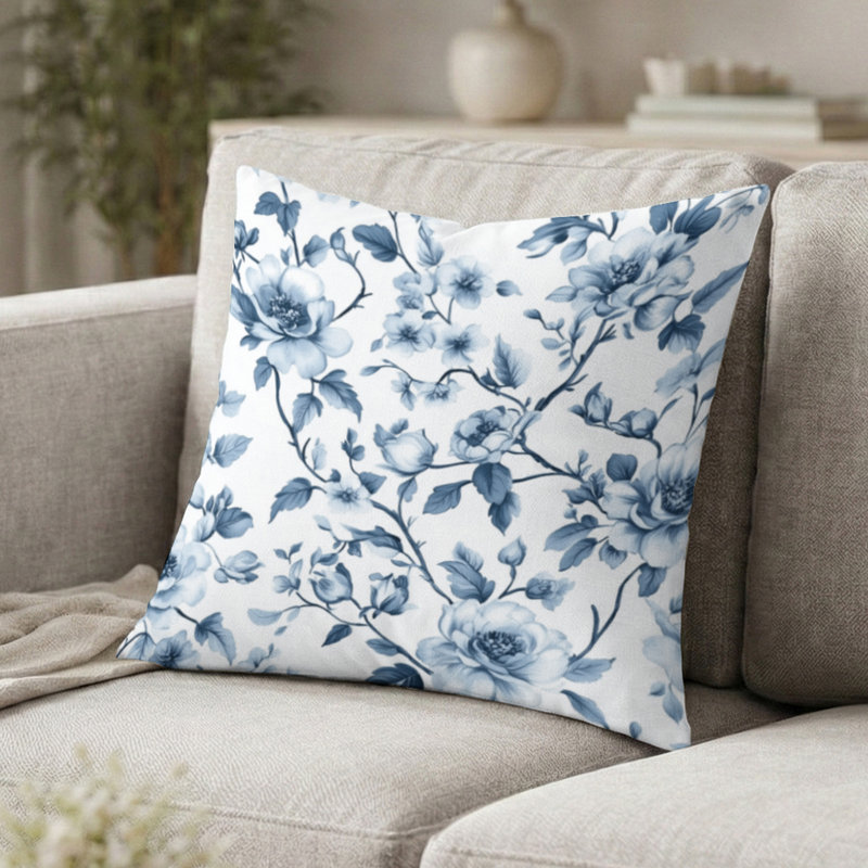Coussin décoratif French Country, H 20 po x l 20 po