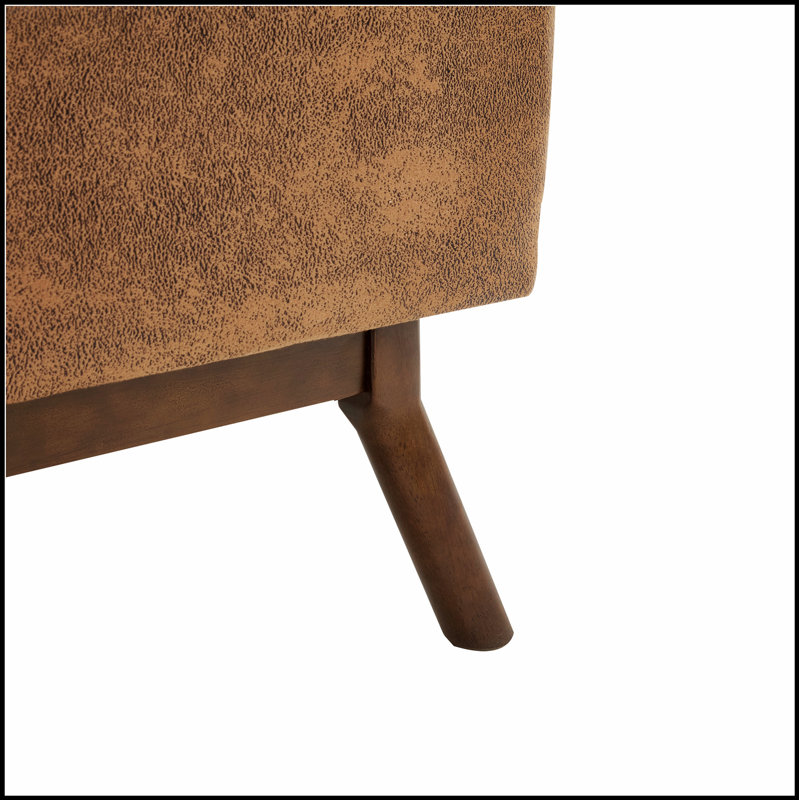Table basse Mid-Century moderne avec rangement, banc multifonctionnel pour le salon et l'entrée