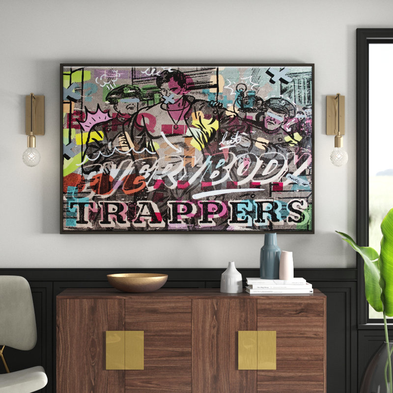Dan Monteavaro - Print on Canvas, 102cm H x 152cm W, Black Floater Frame