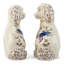 Porcelain Staffordshire Dog Figurines Pair