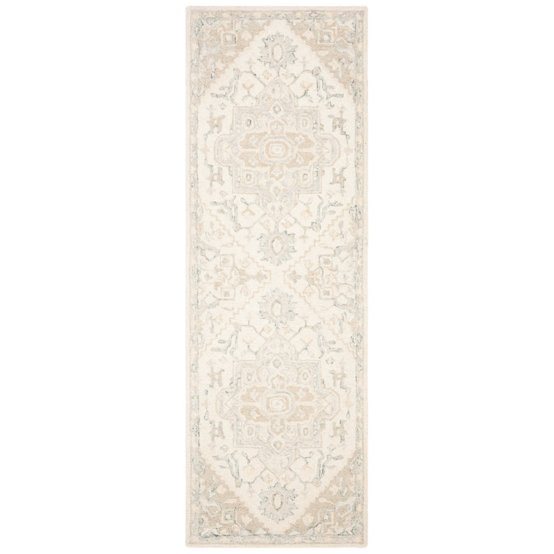 Barden Hand Tufted Oriental Indoor Rug, Runner 2'3" x 8'