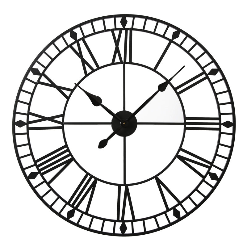 Abdulkader Iron Wall Clock, Small