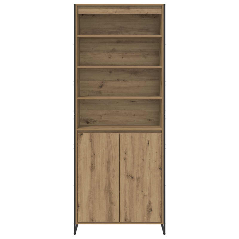  Tall Cabinets 2 Pcs Grey Sonoma 79 X 36 X 300 Cm, Artisian Oak