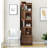 Corner Bookshelf With Drawers,4-Tier Corner Bookshelf Bookcase With Baffle, Freestanding L Shaped Display Shelf Stand With Led Lights For Home Office, Living Room, Bedroom, Kitchen-168056375