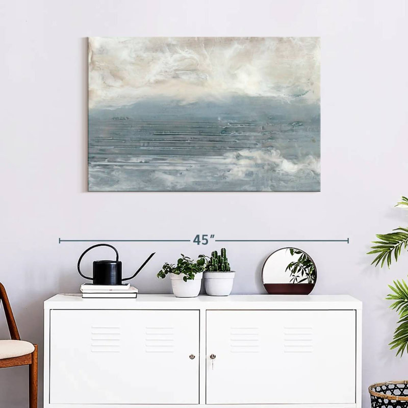 Avery Pale Blue I, 24" H x 36" W