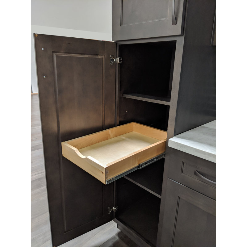 Pull out drawers for cabinets side mount, Roll out tray for pantry Daiona, 15" W