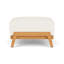 Alpine Outdoor Teak Ottoman-350651339
