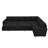 Caren L-shaped Sleeper Sectional Modular Sofa Bed With Storage Seat-115354121
