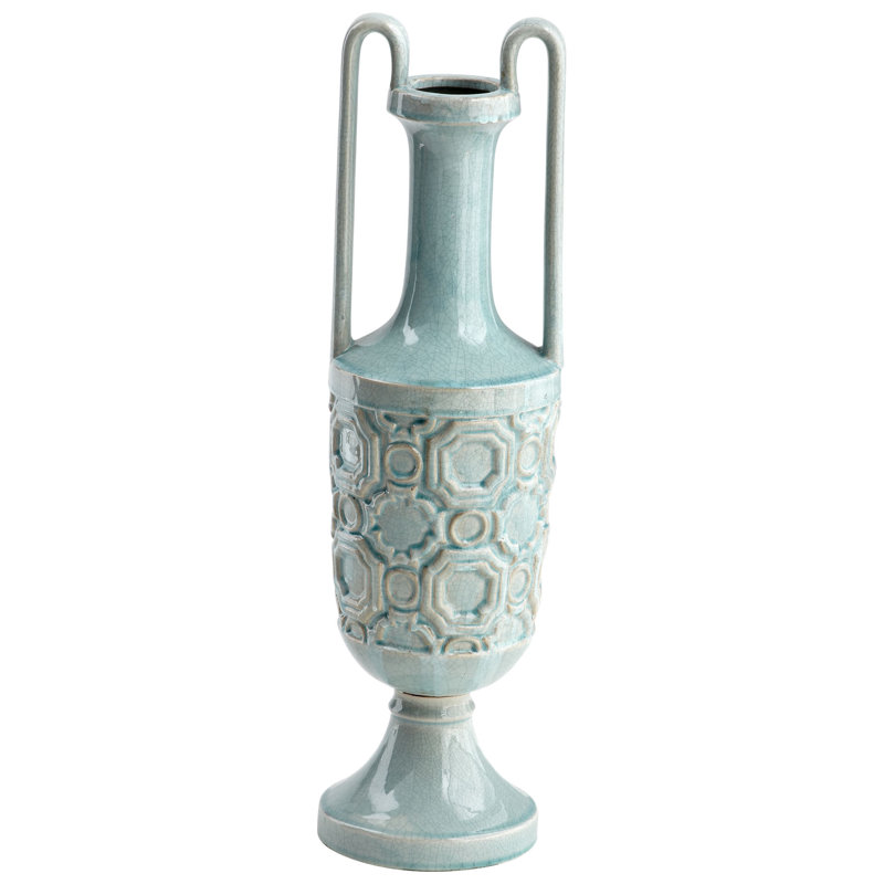 August Ceramic Table Vase, 23.5" H x 6.75" W x 6.75" D