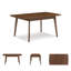 Table de salle à manger rectangulaire Jameila